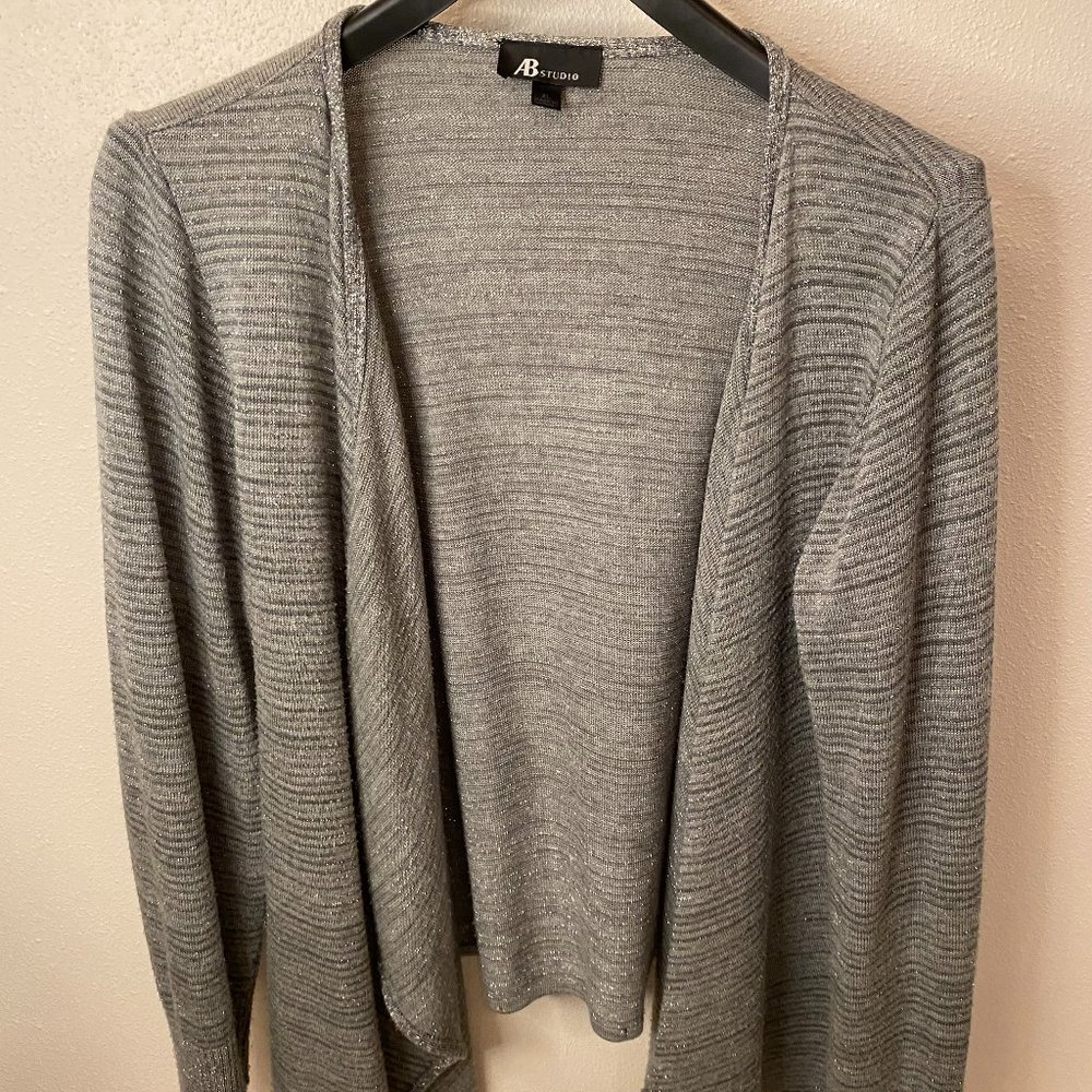 Grey Metallic Sweater
